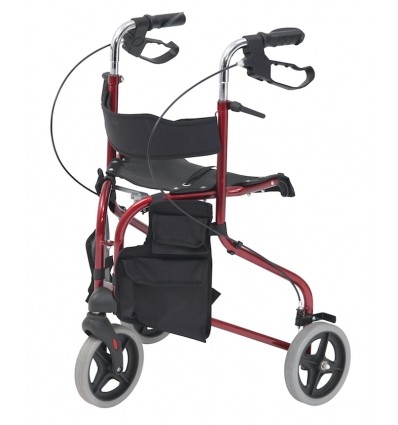 Déambulateur 3 roues avec siège Delta Evolution