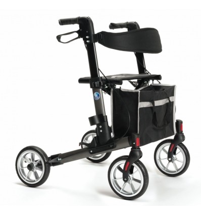 Déambulateur 4 roues léger et pliable Quava Vermeiren gris