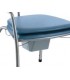 Seau anatomique avec couvercle pour chaise percée H450