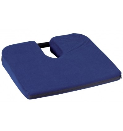 Coussin d'assise triangulaire échancré avec sangle