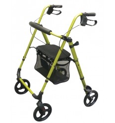 Déambulateur 4 roues léger et pliable Néo Fashion vert