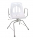 Chaise de douche pivotante avec accoudoirs