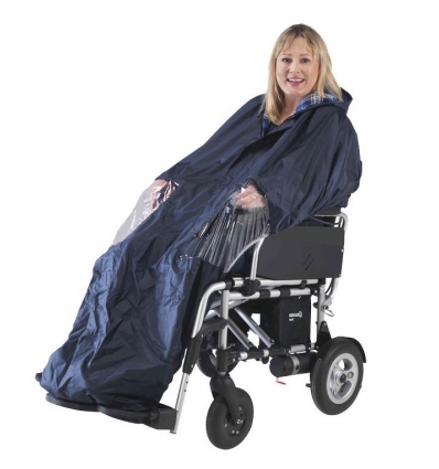 Cape de pluie pour fauteuil roulant électrique
