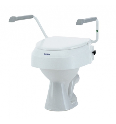 Rehausseur WC adulte Aquatec 900 avec accoudoirs Invacare