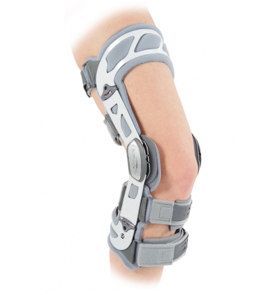 Attelle de gonarthrose OA Nano Donjoy blanc et gris