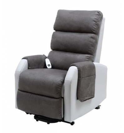 Fauteuil releveur 1 moteur zéro G gris