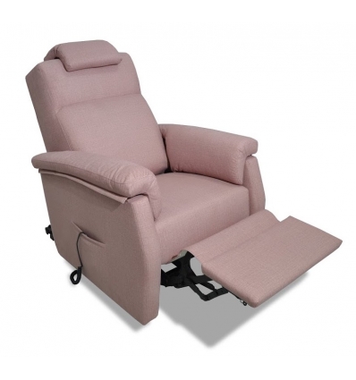 fauteuil releveur 1 moteur fino rose invacare