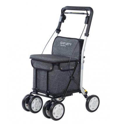 Déambulateur caddie Lett 800 Carlett gris