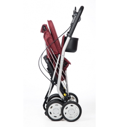 Rollator - Caddy de course pliable Lett 800 rouge