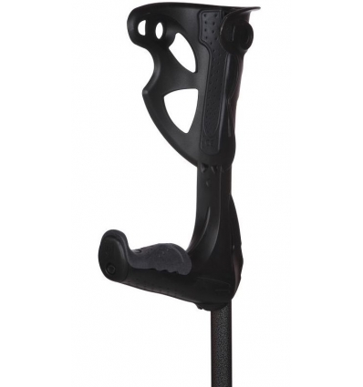 Canne anglaise ergonomique Ergo Opti Confort Premium noir