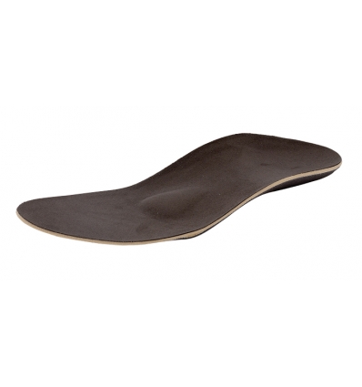 Semelles arthrose gros orteil Ergopad Redux Hallux microfibre marron
