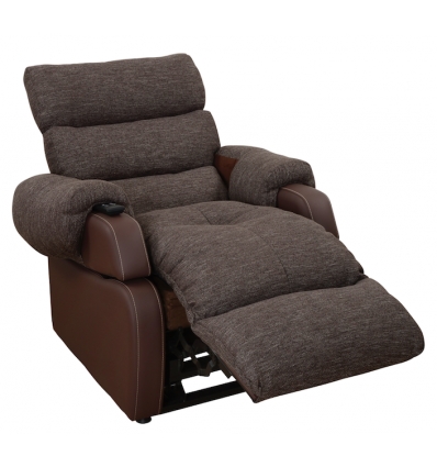 Fauteuil releveur Cocoon 1 moteur - design 1ère génération marron chiné