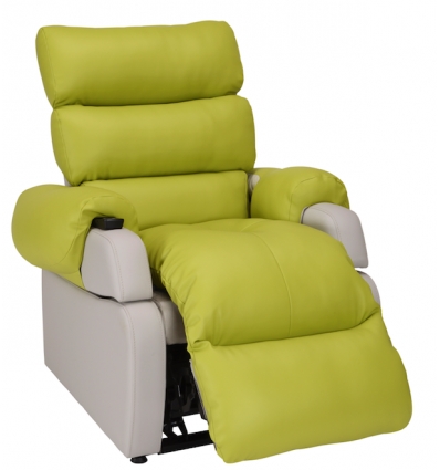 Fauteuil releveur Cocoon 1 moteur - design 1ère génération pistache