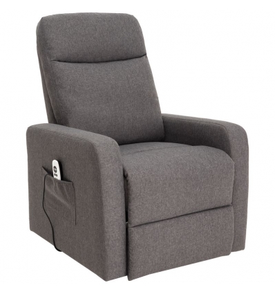 Fauteuil releveur 1 moteur Mint tissu gris