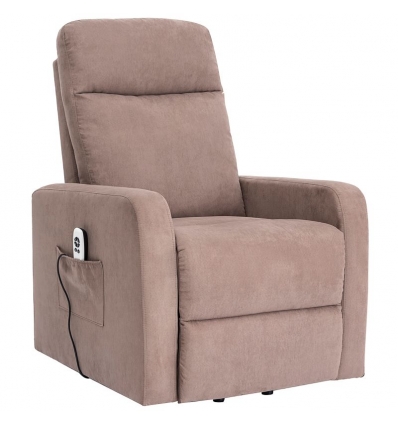 Fauteuil releveur 2 moteurs Mint microfibre taupe