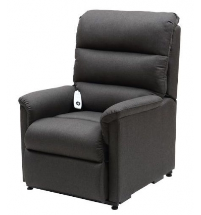 Fauteuil releveur 1 moteur Perle tissu gris