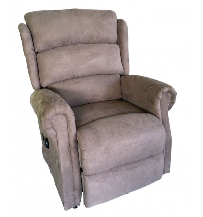 Fauteuil releveur 1 moteur confort Renaissance microfibre taupe