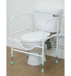 Réhausseur WC avec accoudoir pour handicapés ⋆ EMM - Etoile Matériel Médical