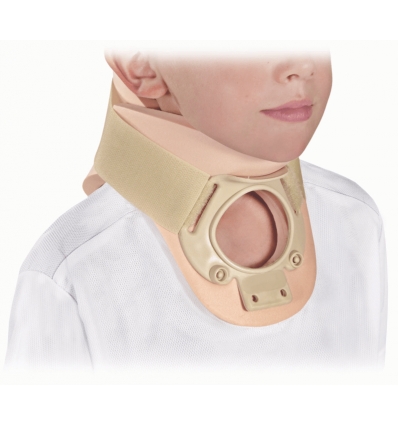 Collier cervical California à ouverture trachéale Donjoy pédiatrique enfant