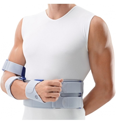 Orthèse d'immobilisation de l'épaule OmoLoc titane bleu