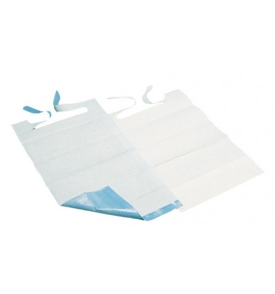 Lot de 100 bavoirs jetables adultes