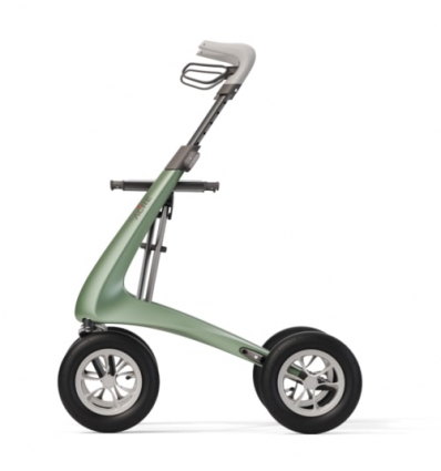 Rollator 4 roues léger Carbon Overland vert