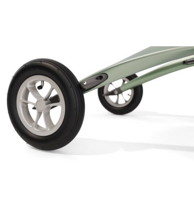 Roues du rollator 4 roues léger Carbon Overland vert