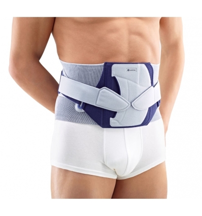 Ceinture lombaire LumboLoc Forte Bauerfeind titane / bleu