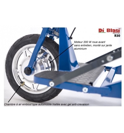 Scooter électrique pliable automatiquement R30 DI BLASI