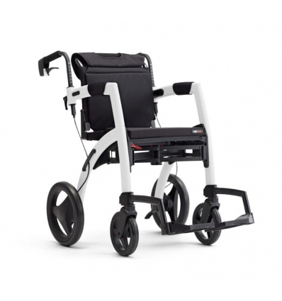 Rollator et fauteuil roulant Rollz Motion blanc