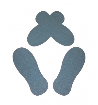 Empreintes de pas antidérapantes autocollantes pour verticalisateur guidon de transfert Automax