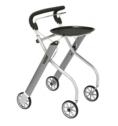 Rollator d'intérieur 4 roues Let's Go Indoor argenté