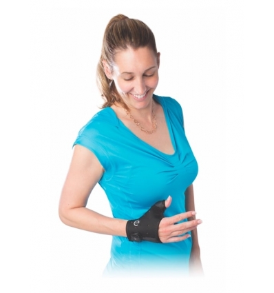 Attelle de pouce thermoformable Exos Rhiza noir