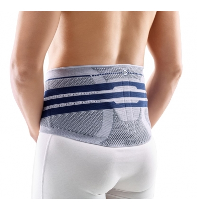 Ceinture lombaire LumboTrain Bauerfeind titane bleu