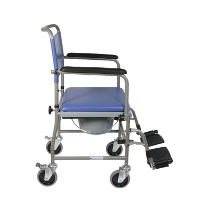 Chaise percée à roulettes Kelis vue de profil