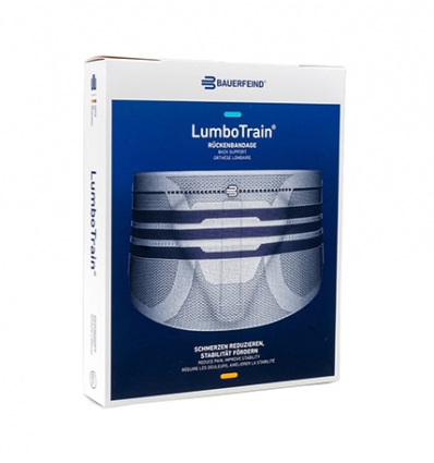 Ceinture lombaire LumboTrain Bauerfeind titane bleu