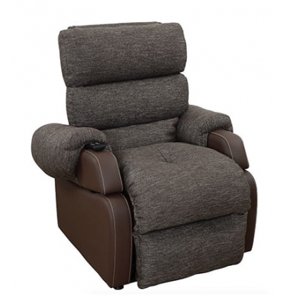 Fauteuil releveur Cocoon 1 moteur - design 1ère génération marron chiné