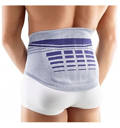 Ceinture lombaire LumboLoc CompriFix Evolution Bauerfeind titane bleu