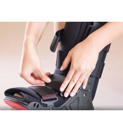 Mise en place de la botte de marche longue XcelTrax Air