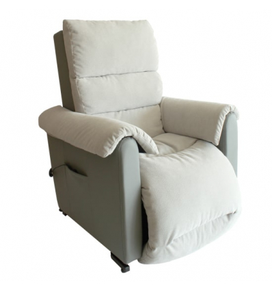 Fauteuil releveur 1 moteur dos au mur Cosy Up easyclean gris