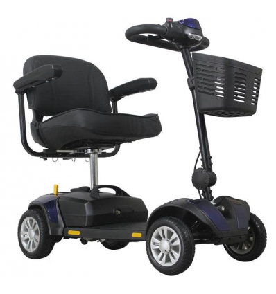 Scooter électrique 4 roues Minim x4 bleu foncé