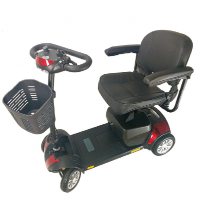 Scooter électrique 4 roues Minim X4 Plus rouge