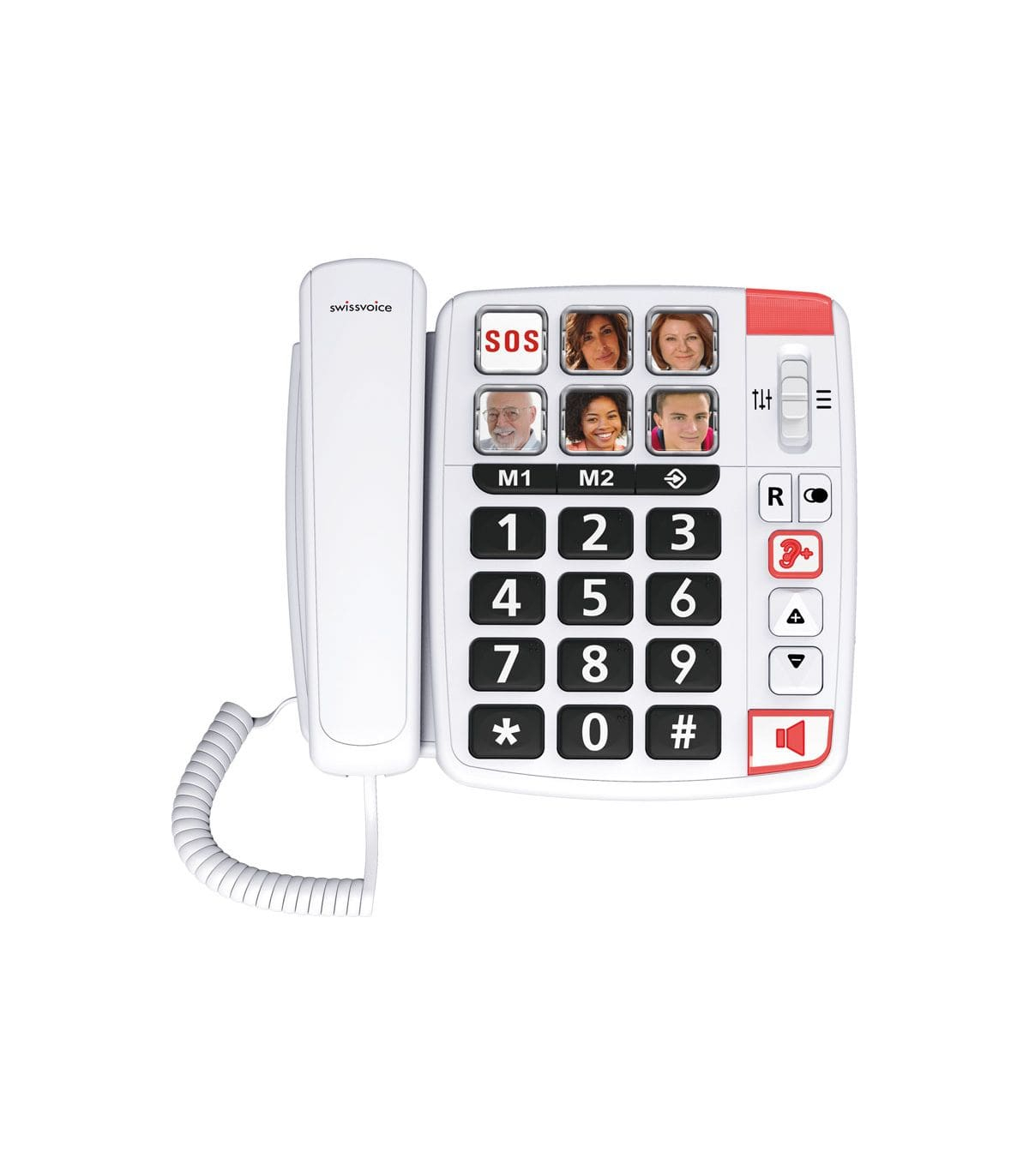 Téléphone grosse touche Swissvoice Xtra 1110 - Medical Domicile
