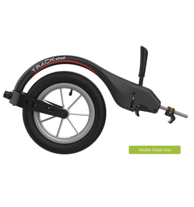 5ème roue pour fauteuil roulant Track Wheel simple bras