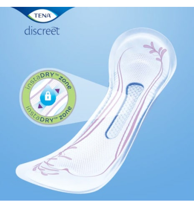 Serviette fuite urinaire Tena Discreet Extra