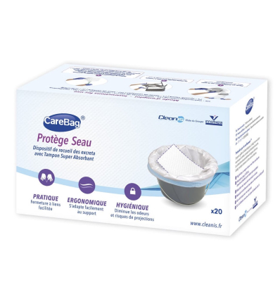 Protège seau pour chaise percée CareBag Cleanis