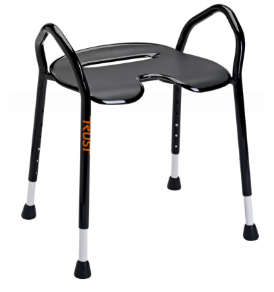 Tabouret de douche Let's Enjoy noir