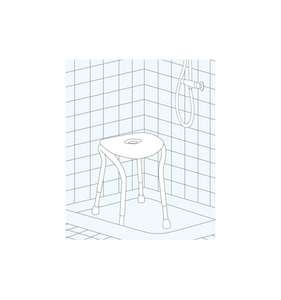 Tabouret de douche Let's Shower