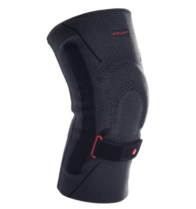 Genouillère élastique Patelax noir gris