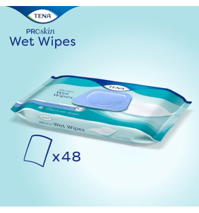 Lingettes imprégnées TENA ProSkin Wet Wipes